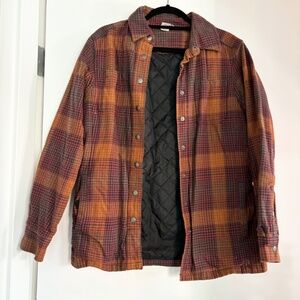 Duluth Trading Co. Orange Quilted Jacket